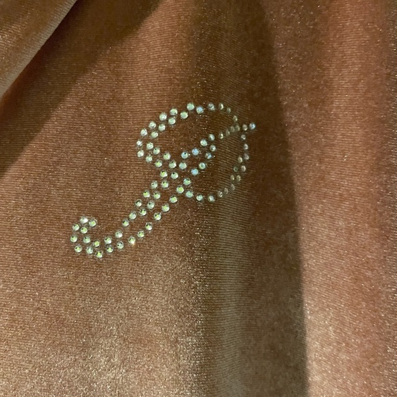 Vs pink cropped rhinestone bling hoodie X-large like new - Picture 4 of 8